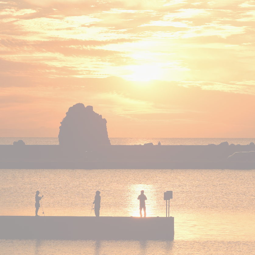 感動的な夕日